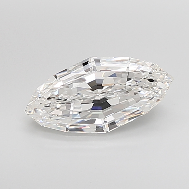 4.73 carat Marquise Step Cut lab grown diamond, G VVS2, IGI certified