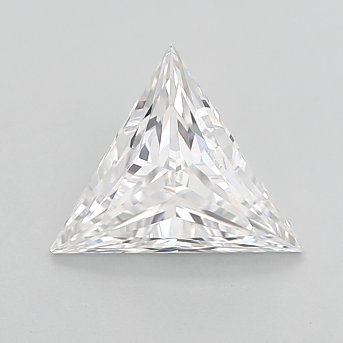 2.01 carat Triangle lab grown diamond, E VVS2, IGI certified