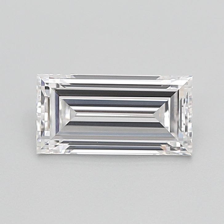 1.54 carat Baguette lab grown diamond, D VVS2, IGI certified