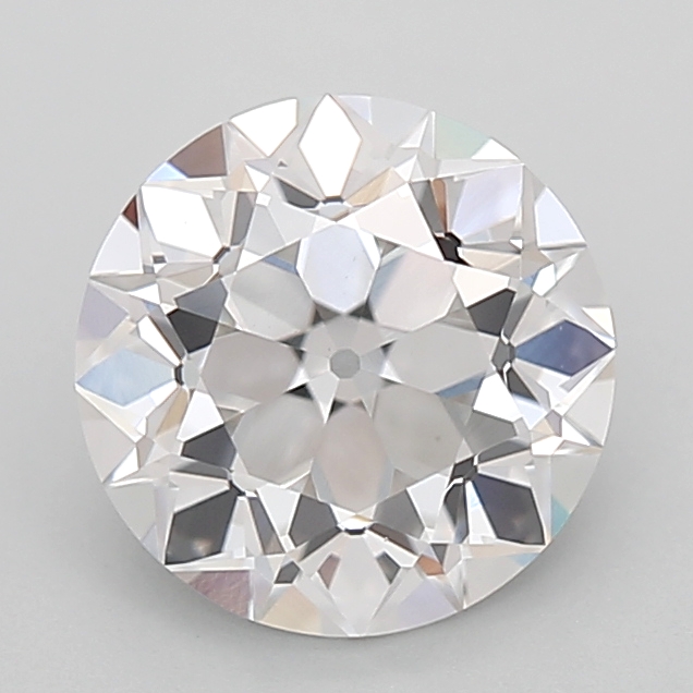 2.03 carat Euro Cut lab grown diamond, E VVS2, IGI certified