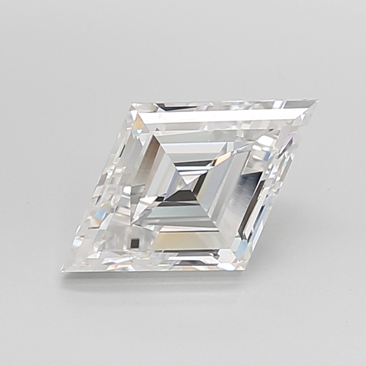 2.56 carat Lozenge lab grown diamond, E VS1, IGI certified