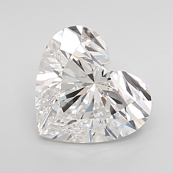 2.09 carat Heart lab grown diamond, E VVS2, IGI certified