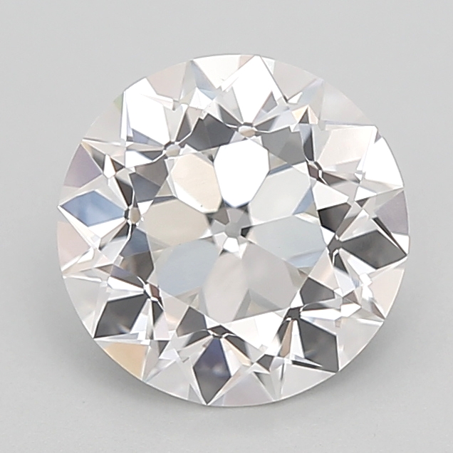 2.04 carat Euro Cut lab grown diamond, F VVS2, IGI certified