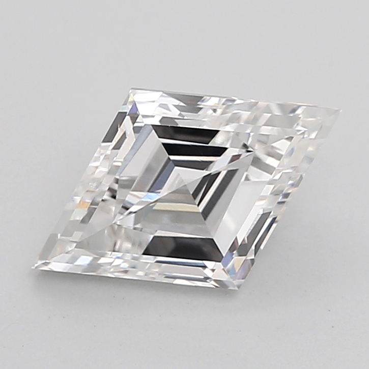 2.03 carat Lozenge lab grown diamond, D VVS2, IGI certified