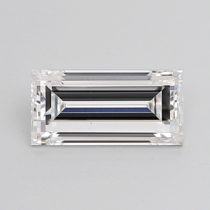 1.54 carat Baguette lab grown diamond, E VS1, IGI certified