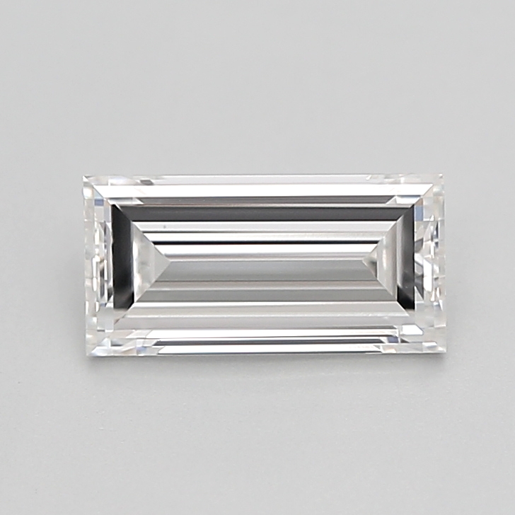 1.03 carat Baguette lab grown diamond, F VVS2, IGI certified
