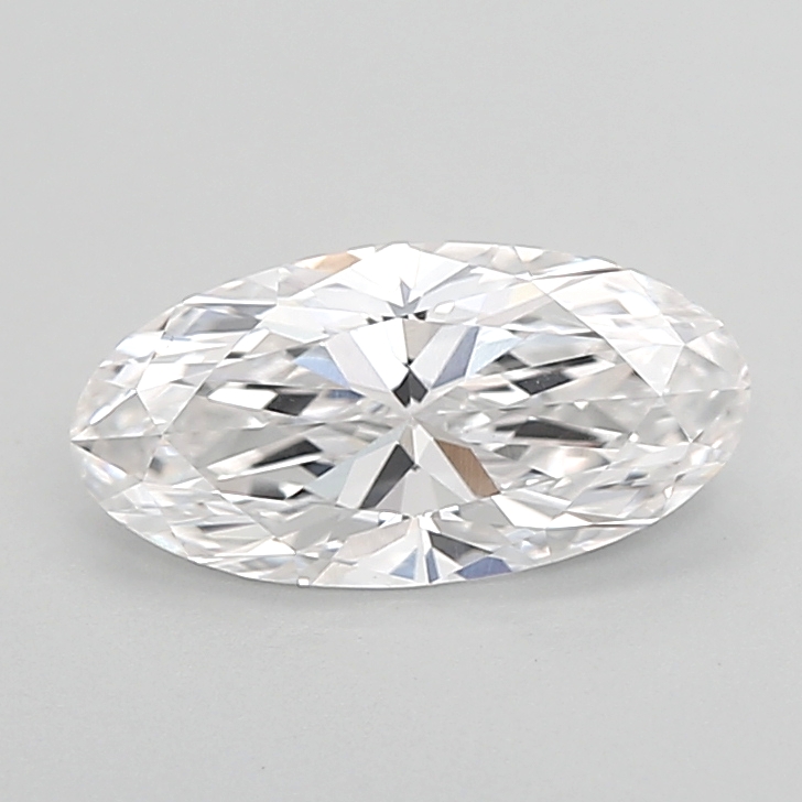 1.08 carat Moval lab grown diamond, D VVS2, IGI certified