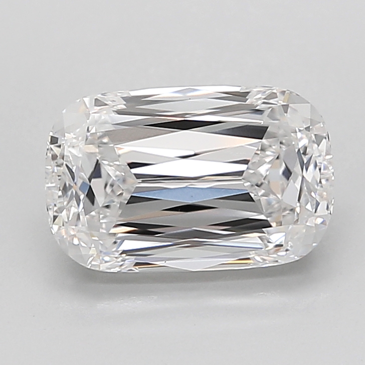2.53 carat Criss Cut lab grown diamond, D VVS2, IGI certified