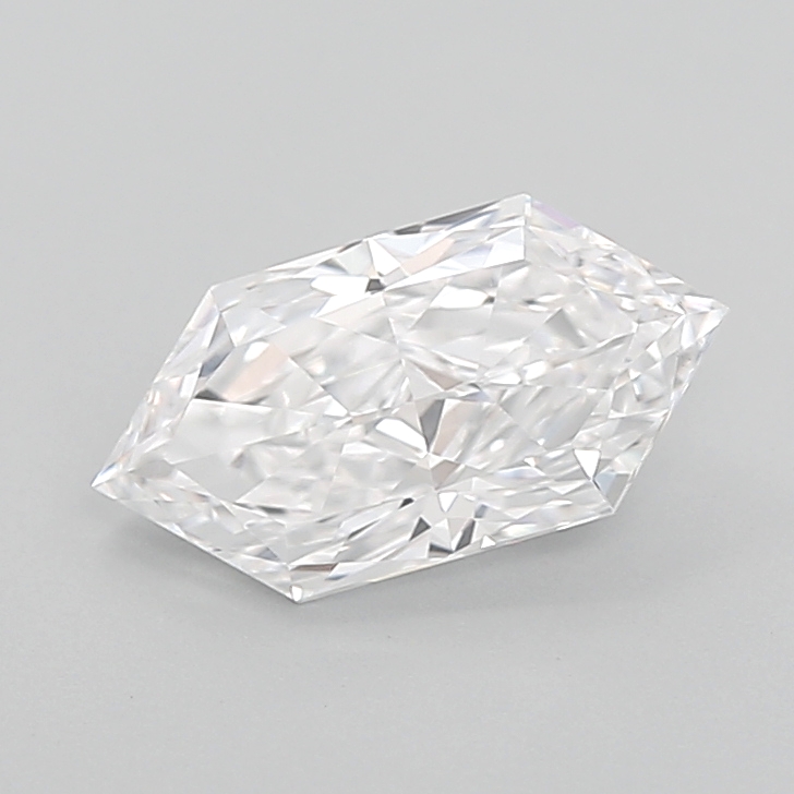 1.56 carat Hexagon lab grown diamond, D VVS2, IGI certified