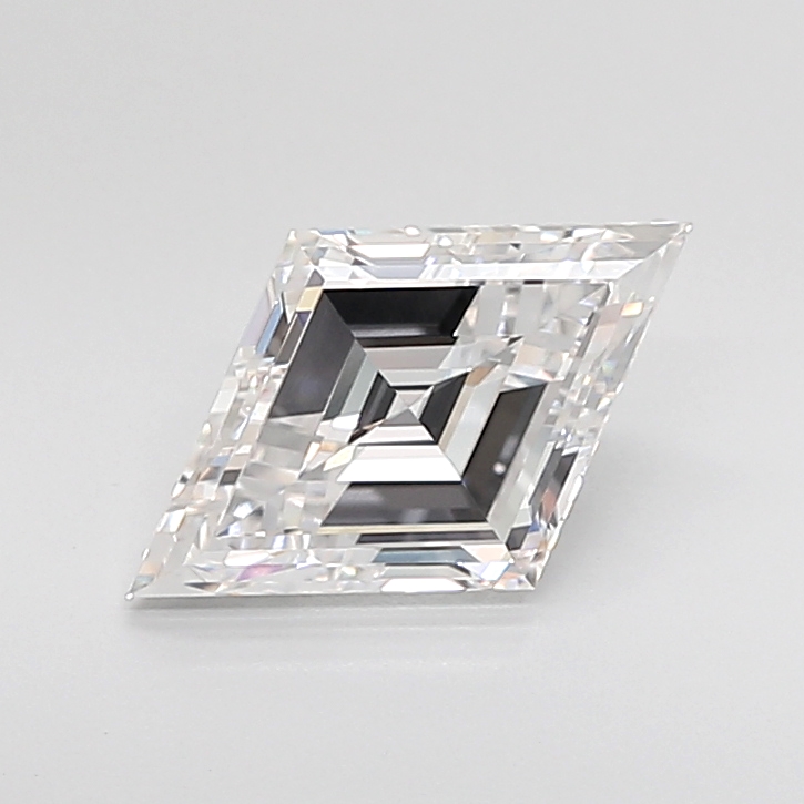 2.02 carat Lozenge lab grown diamond, D VVS2, IGI certified