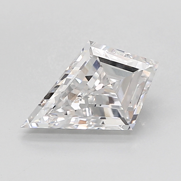 1.56 carat Kite lab grown diamond, D VVS2, IGI certified