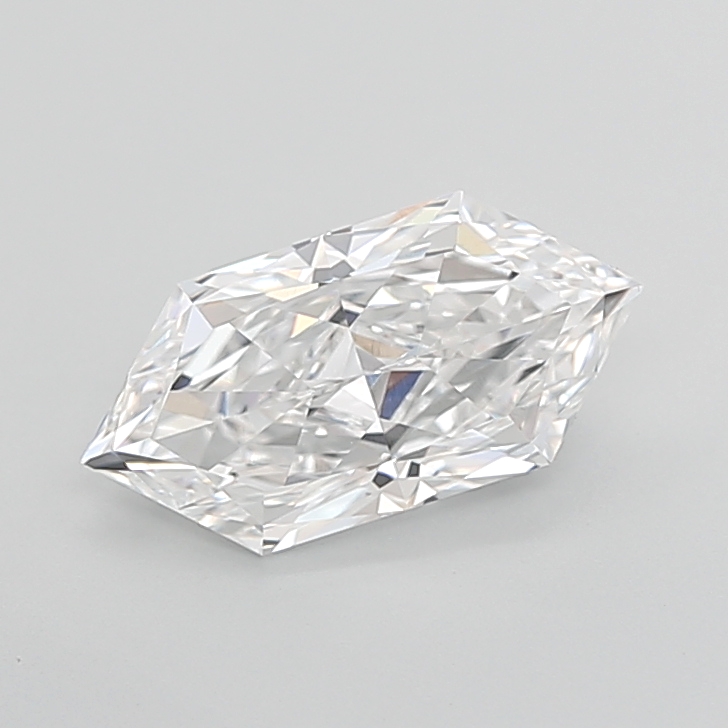 2.54 carat Hexagon lab grown diamond, D IF, IGI certified