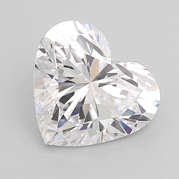 2.10 carat Heart lab grown diamond, D VVS2, IGI certified