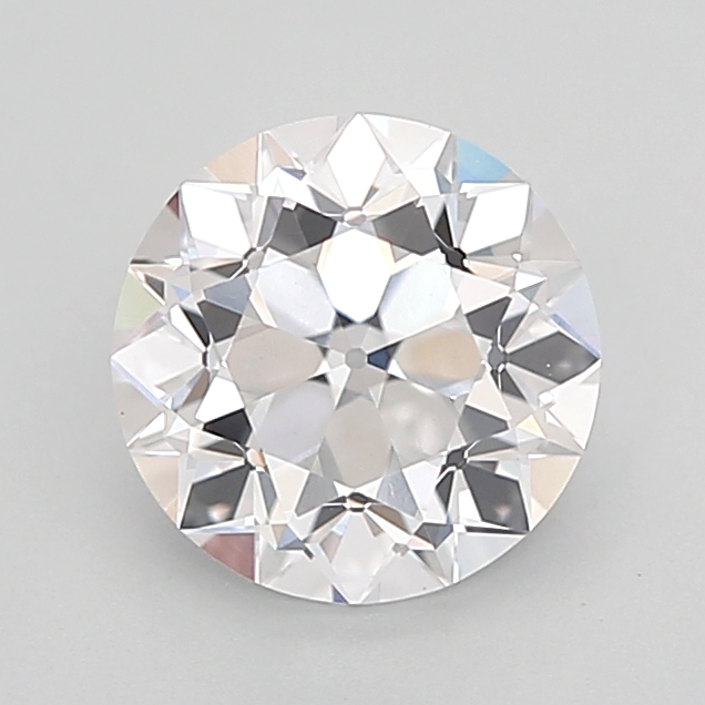 1.54 carat Euro Cut lab grown diamond, D VVS2, IGI certified