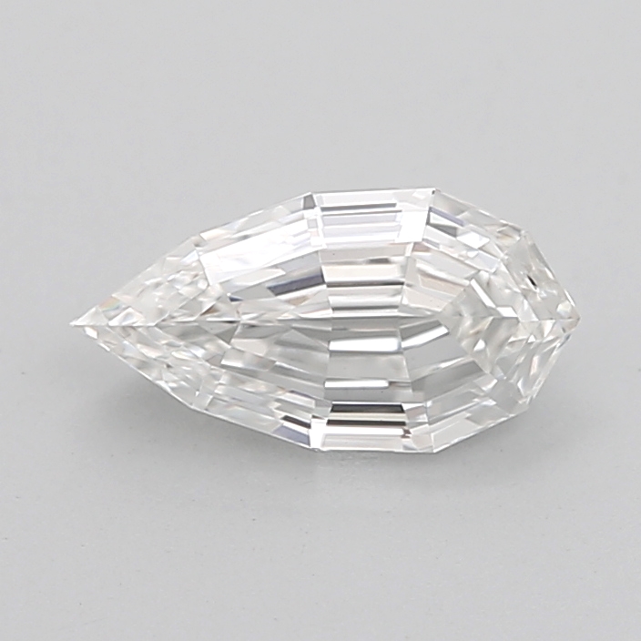 1.09 carat Pear Step Cut lab grown diamond, E VS1, IGI certified