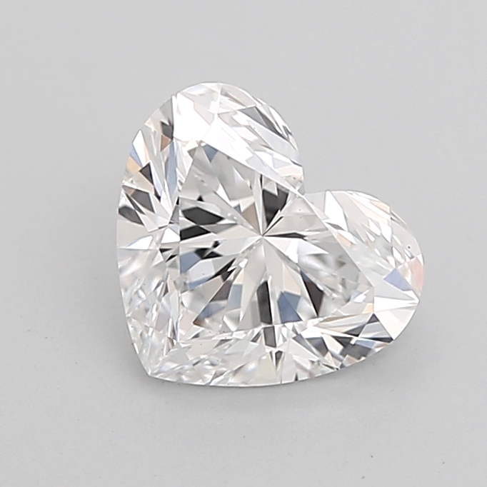 1.51 carat Heart lab grown diamond, D VS1, IGI certified