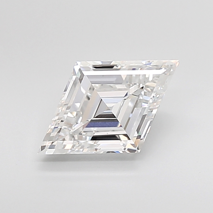 2.60 carat Lozenge lab grown diamond, E VS1, IGI certified