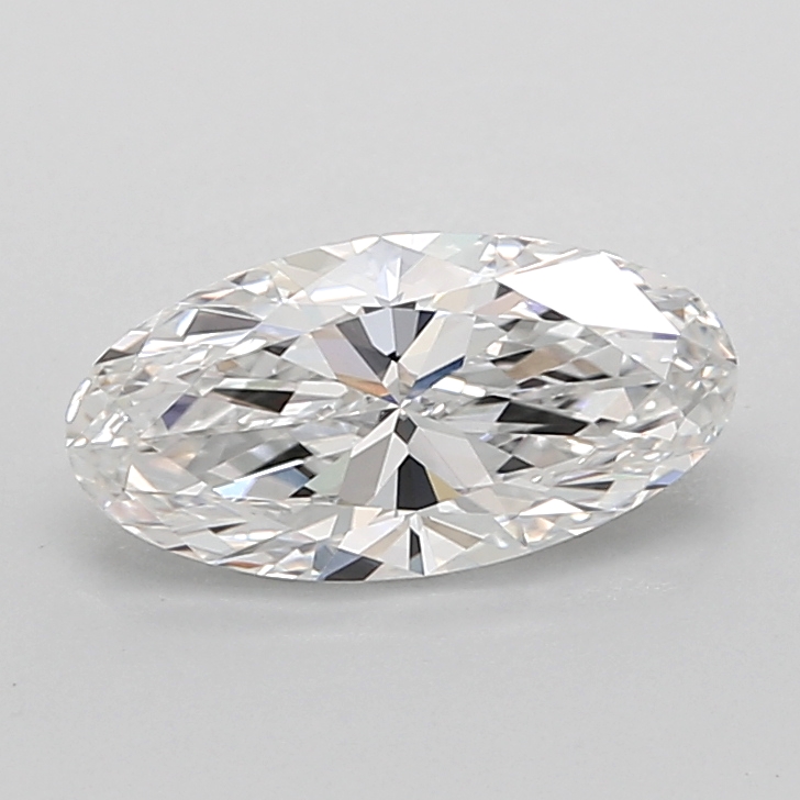 1.63 carat Moval lab grown diamond, E VVS2, IGI certified