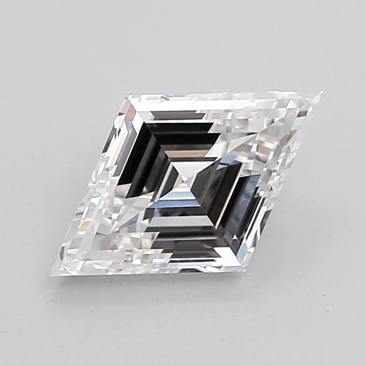 1.54 carat Lozenge lab grown diamond, D VS1, IGI certified