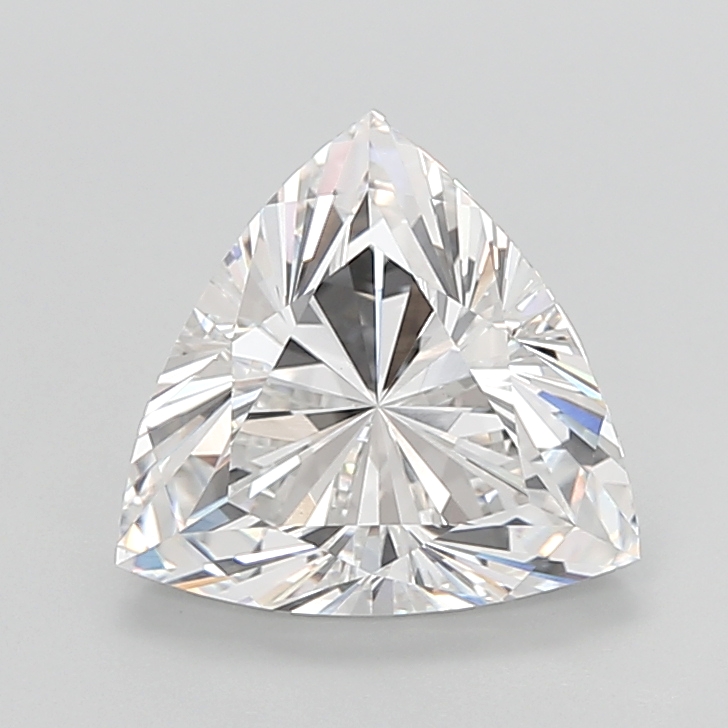 5.02 carat Triangle lab grown diamond, E VVS2, IGI certified