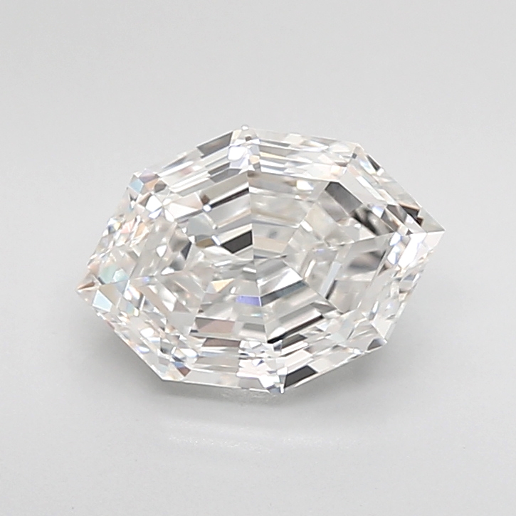 2.12 carat Marquise Step Cut lab grown diamond, E VS2, IGI certified
