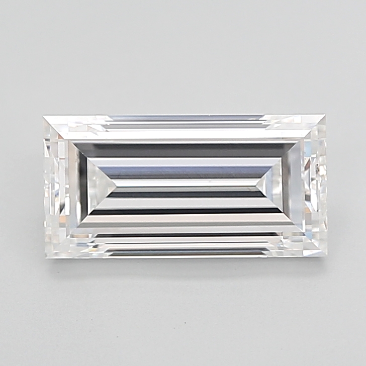 2.23 carat Baguette lab grown diamond, E VVS2, IGI certified