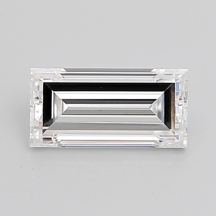 1.59 carat Baguette lab grown diamond, E VS1, IGI certified