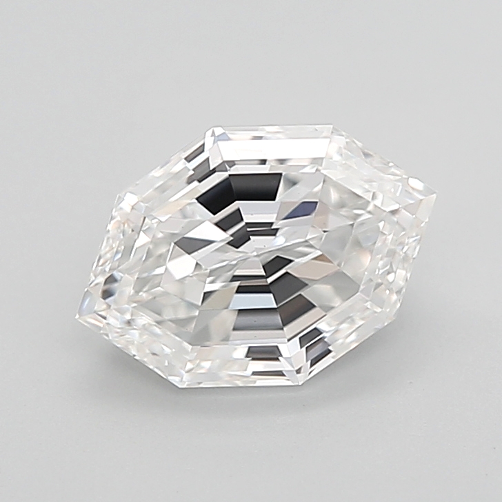 2.10 carat Marquise Step Cut lab grown diamond, E VVS2, IGI certified