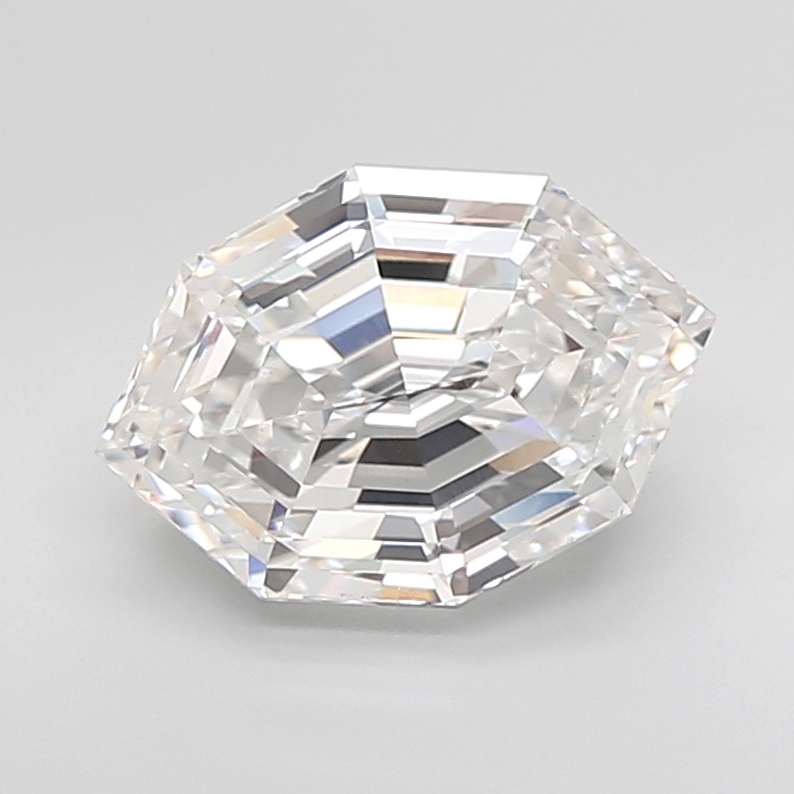 4.12 carat Marquise Step Cut lab grown diamond, F VVS2, IGI certified
