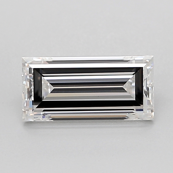 1.06 carat Baguette lab grown diamond, F VVS2, IGI certified