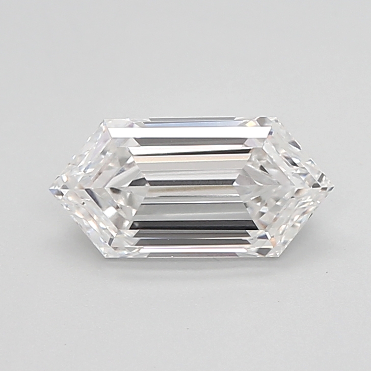 1.16 carat Hexagon lab grown diamond, F VVS2, IGI certified
