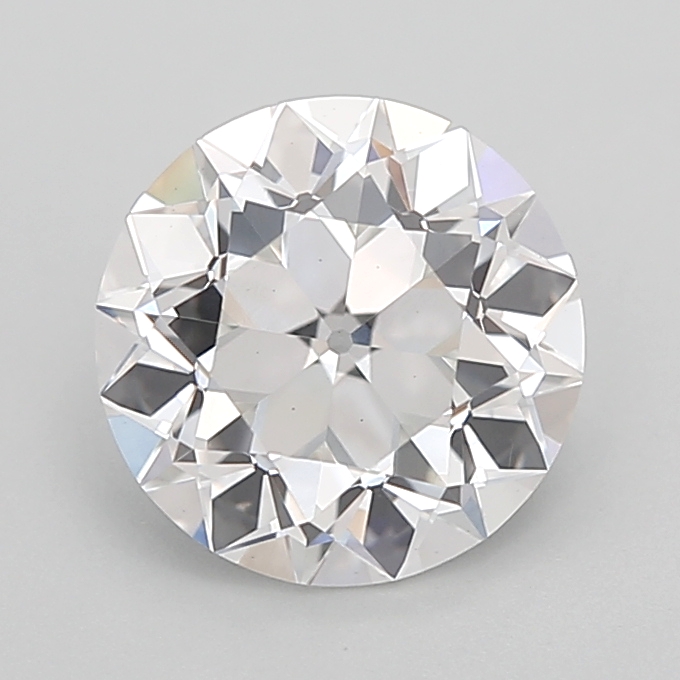 2.03 carat Euro Cut lab grown diamond, E VS1, IGI certified