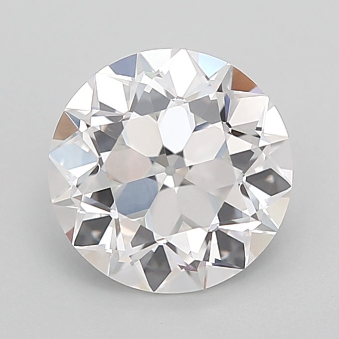 2.01 carat Euro Cut lab grown diamond, E VVS2, IGI certified