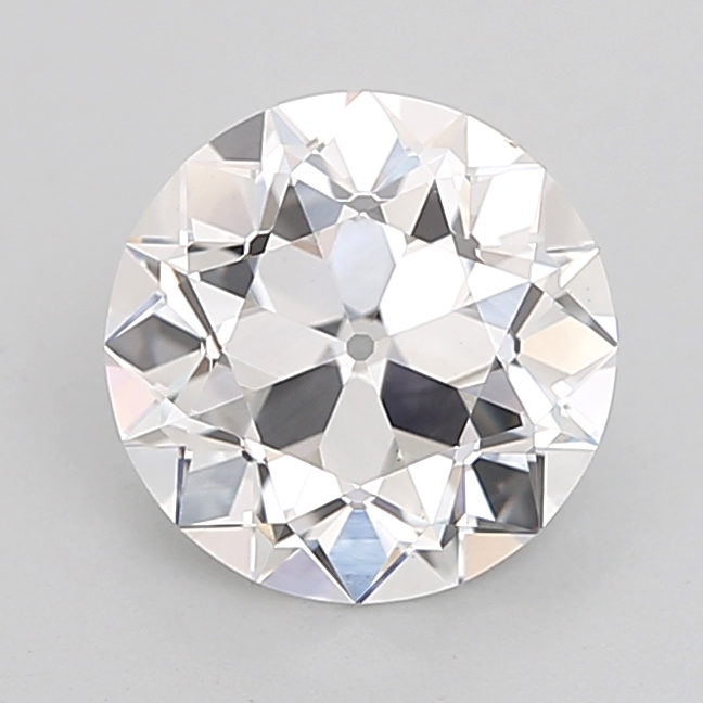 2.05 carat Euro Cut lab grown diamond, E VS1, IGI certified
