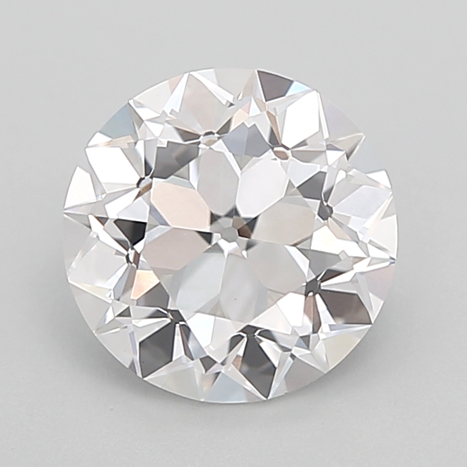 2.03 carat Euro Cut lab grown diamond, D VVS2, IGI certified