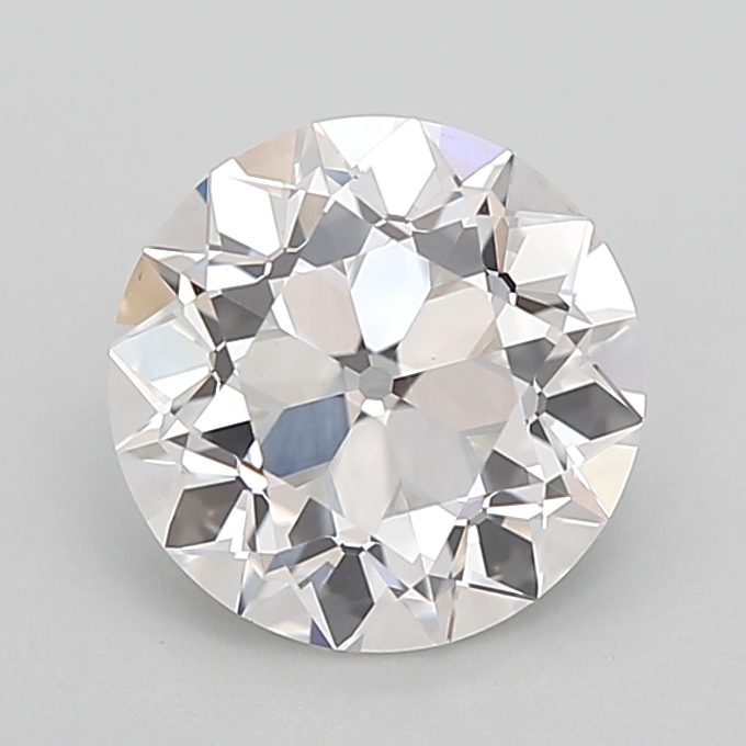 2.00 carat Euro Cut lab grown diamond, E VVS2, IGI certified