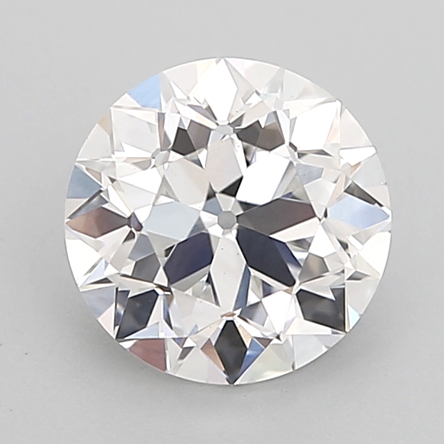 2.02 carat Euro Cut lab grown diamond, E VS1, IGI certified