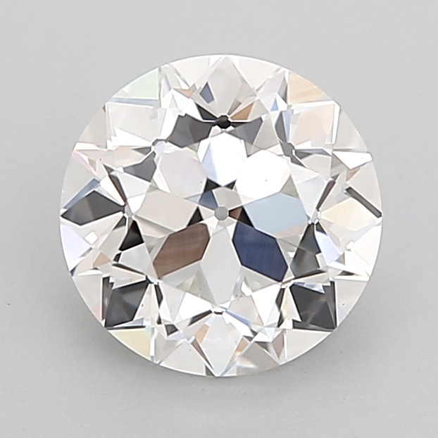 2.05 carat Euro Cut lab grown diamond, E VS1, IGI certified