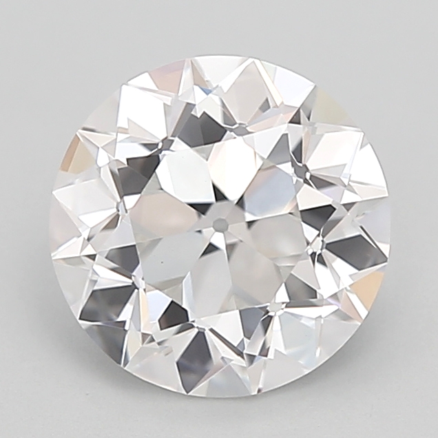 2.08 carat Euro Cut lab grown diamond, E VVS2, IGI certified