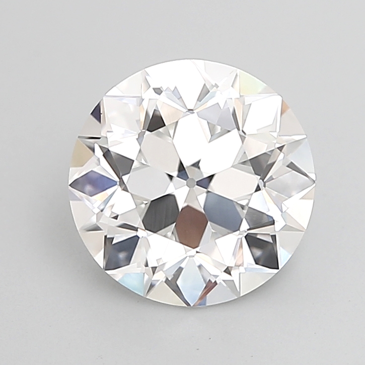 3.03 carat Euro Cut lab grown diamond, D VS1, IGI certified