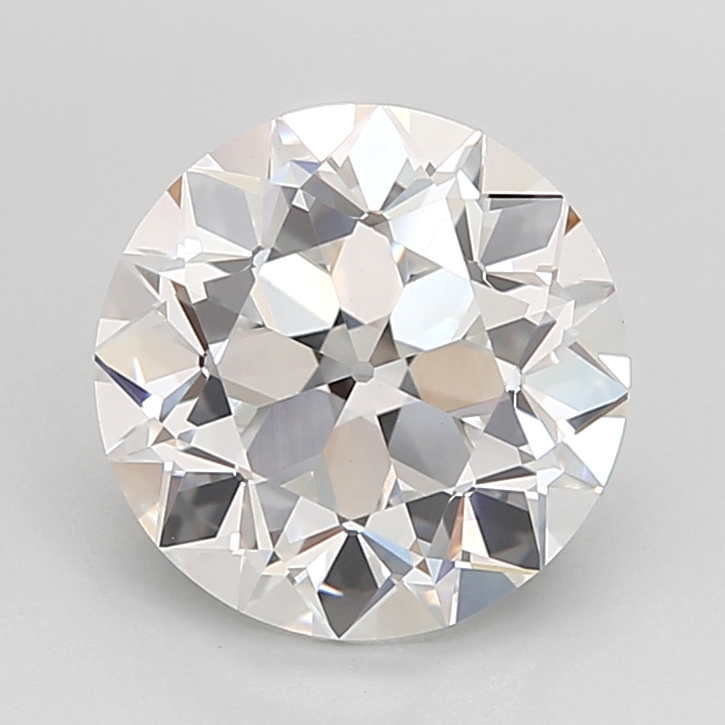3.02 carat Euro Cut lab grown diamond, E VVS2, IGI certified