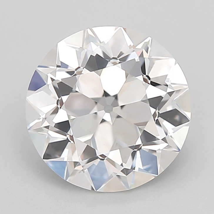 3.00 carat Euro Cut lab grown diamond, E VVS2, IGI certified