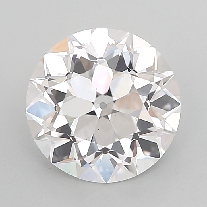 3.01 carat Euro Cut lab grown diamond, F VS1, IGI certified