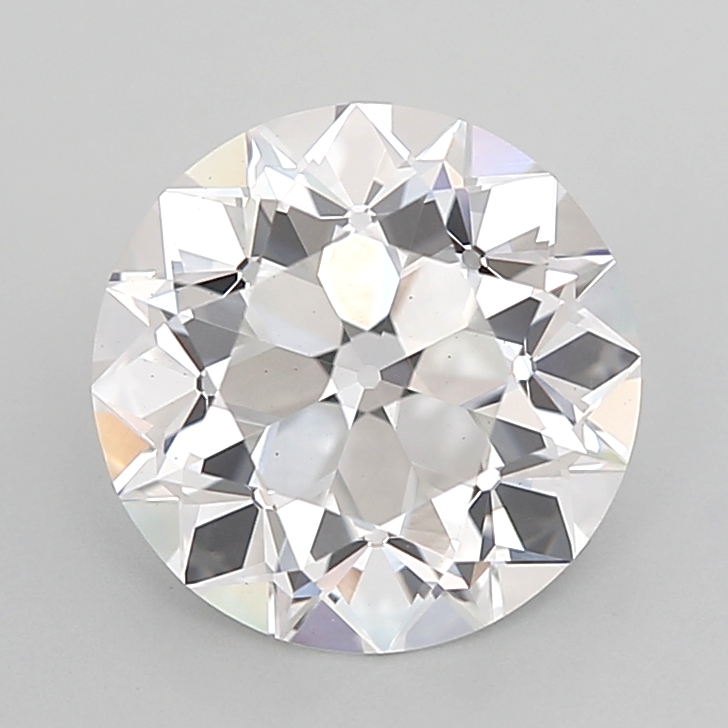 3.10 carat Euro Cut lab grown diamond, E VS1, IGI certified