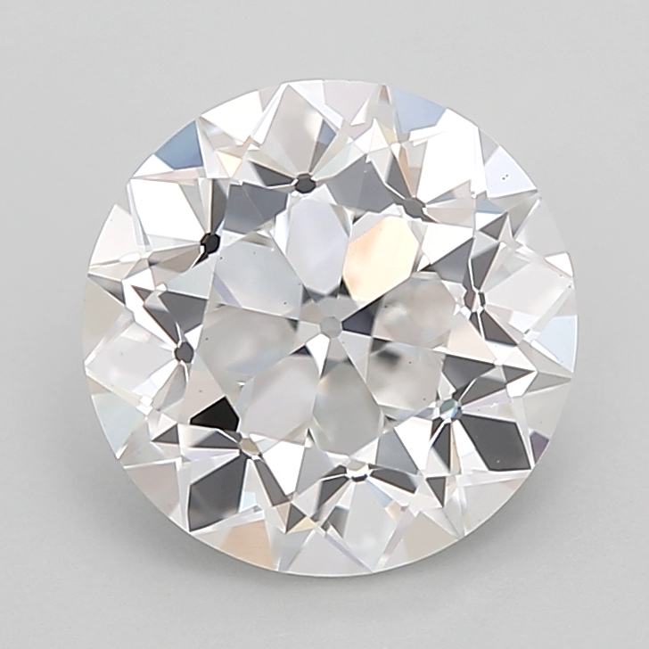 3.06 carat Euro Cut lab grown diamond, F VS1, IGI certified