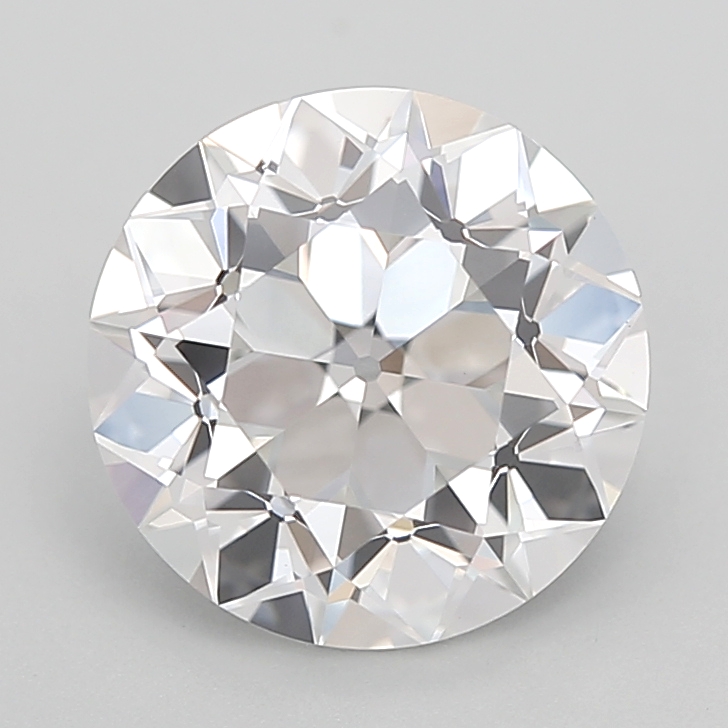 3.11 carat Euro Cut lab grown diamond, E VS1, IGI certified