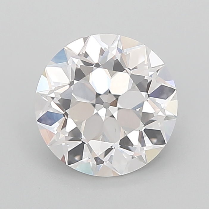3.15 carat Euro Cut lab grown diamond, E VS1, IGI certified