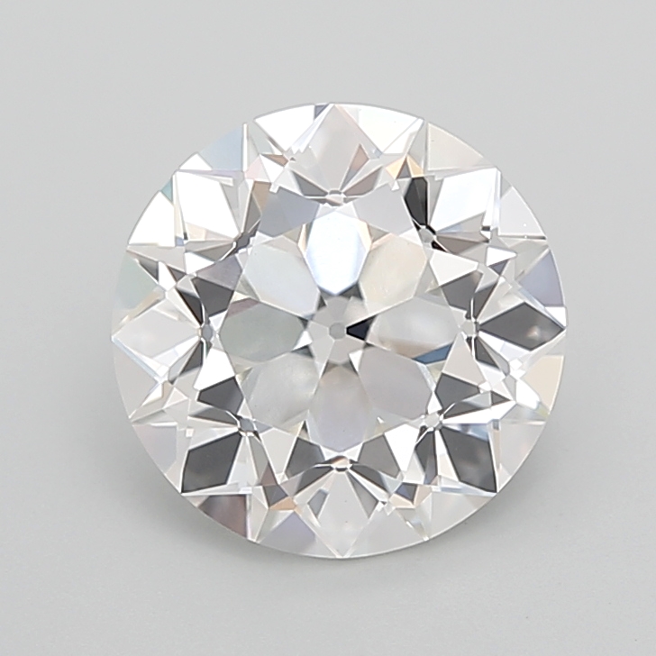 5.05 carat Euro Cut lab grown diamond, G VVS2, IGI certified