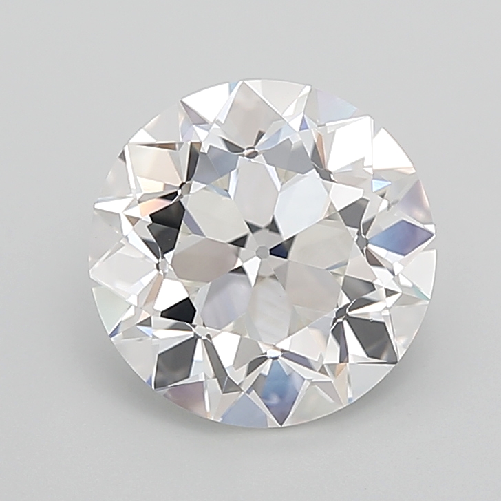 5.03 carat Euro Cut lab grown diamond, F VVS2, IGI certified