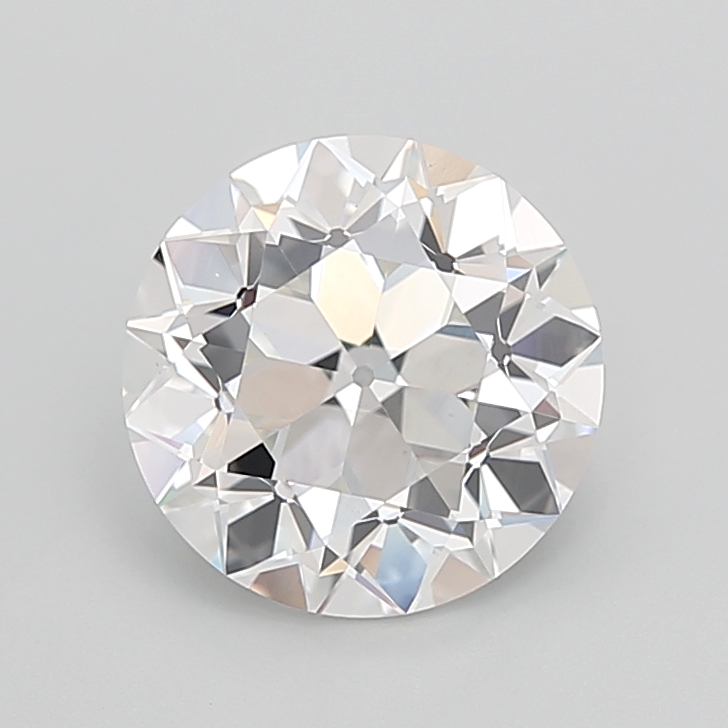 5.15 carat Euro Cut lab grown diamond, F VVS2, IGI certified